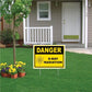 Danger Radiation Sign or Sticker - #3