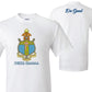 Delta Gamma Standard T-Shirt - Crest Design - FREE SHIPPING