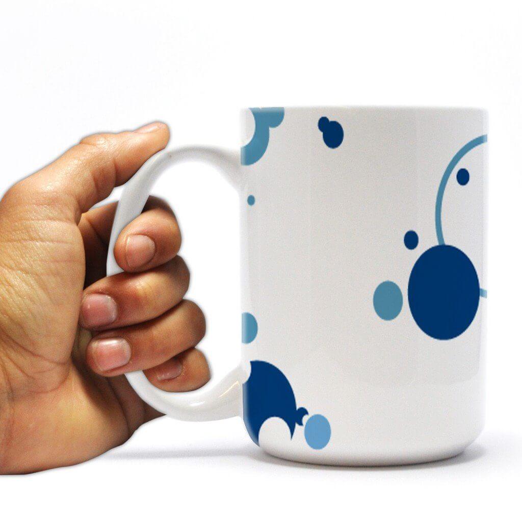 Delta Gamma 15oz Coffee Mug Bubble Design