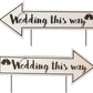 Directional Wedding Yard Signs | 2-Pack