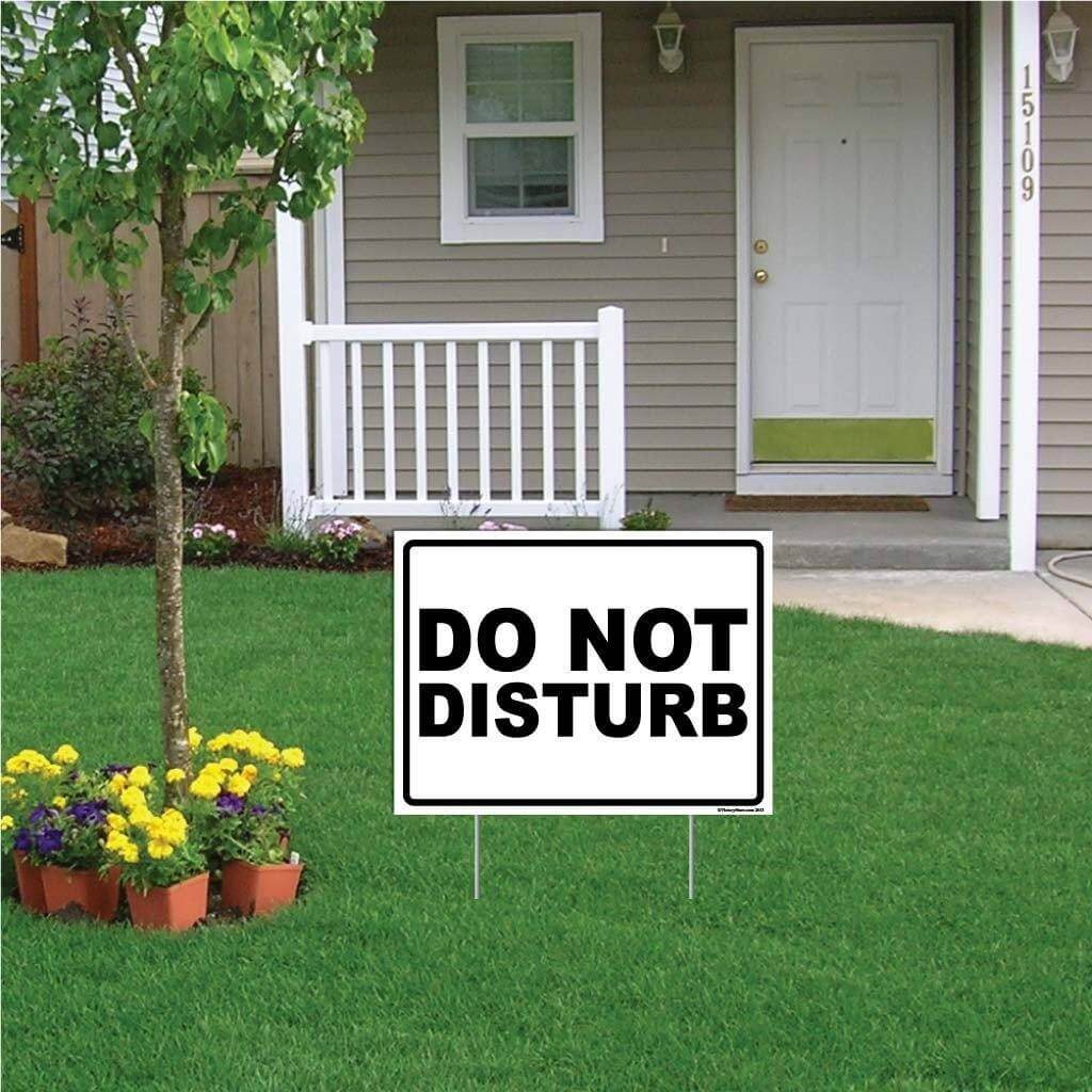Do Not Disturb Sign or Sticker