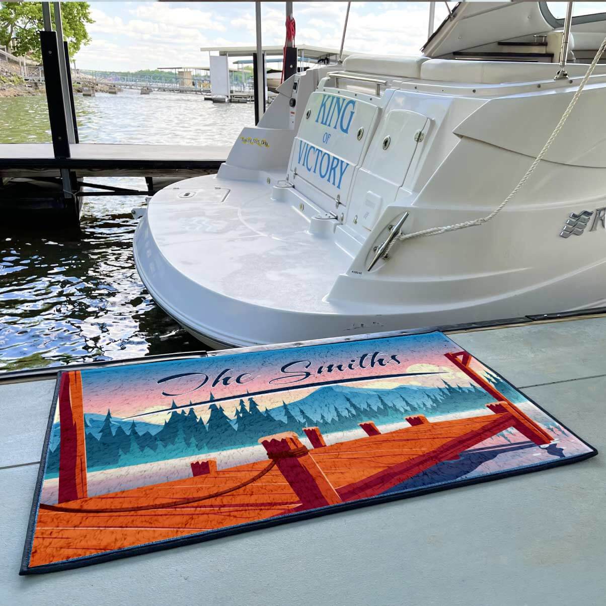 custom doormat for your lakehouse