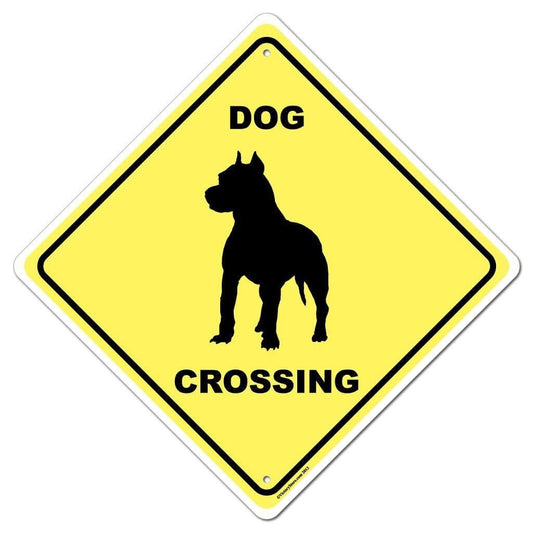 Dog Crossing Sign or Sticker