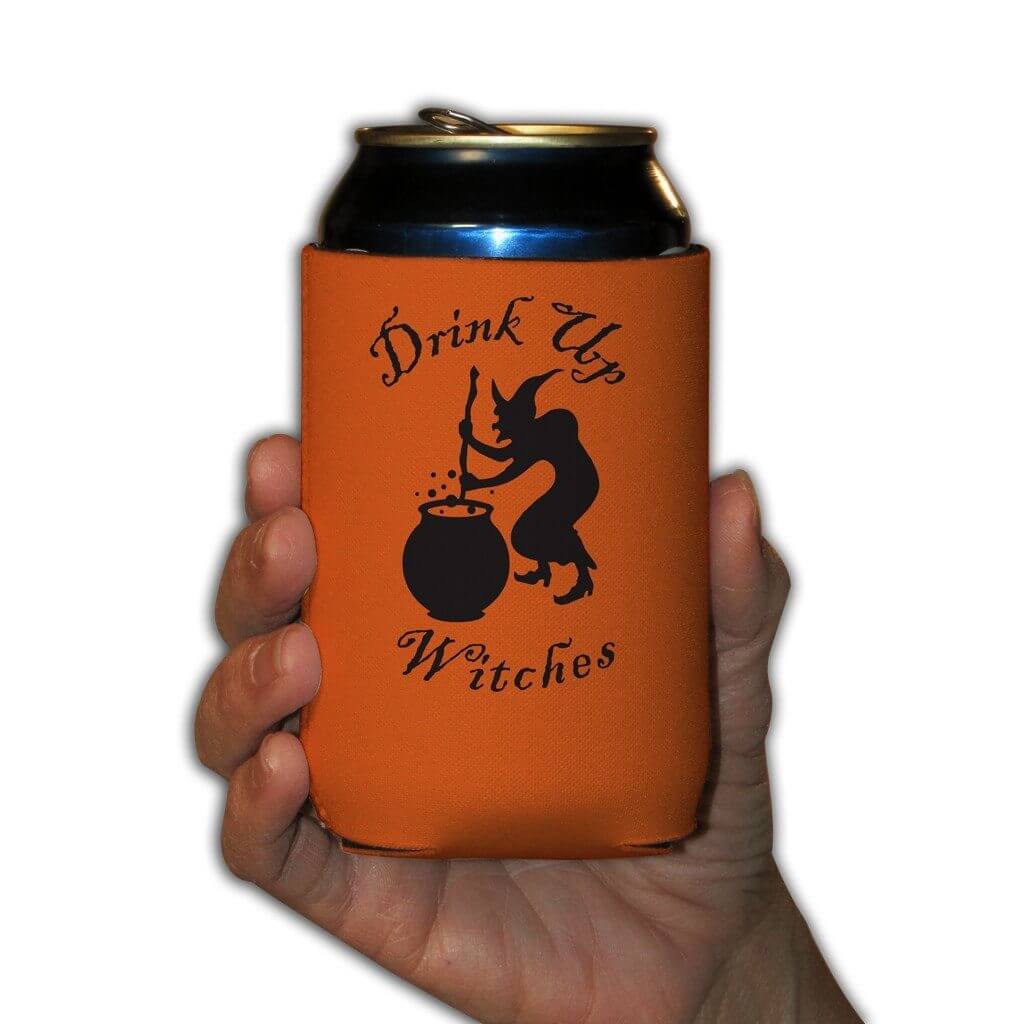 Drink Up Witches Halloween Can Cooler Set of 6 FREE SHIPPING