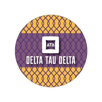 Delta Tau Delta Coaster Set of 4 Fun Designs - FREE SHIPPING