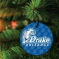 Drake University Ornament - Set of 3 Circle Shapes - FREE SHIPPING