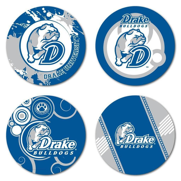 Drake University Fun Designs Coaster Set | VictoryStore – VictoryStore.com