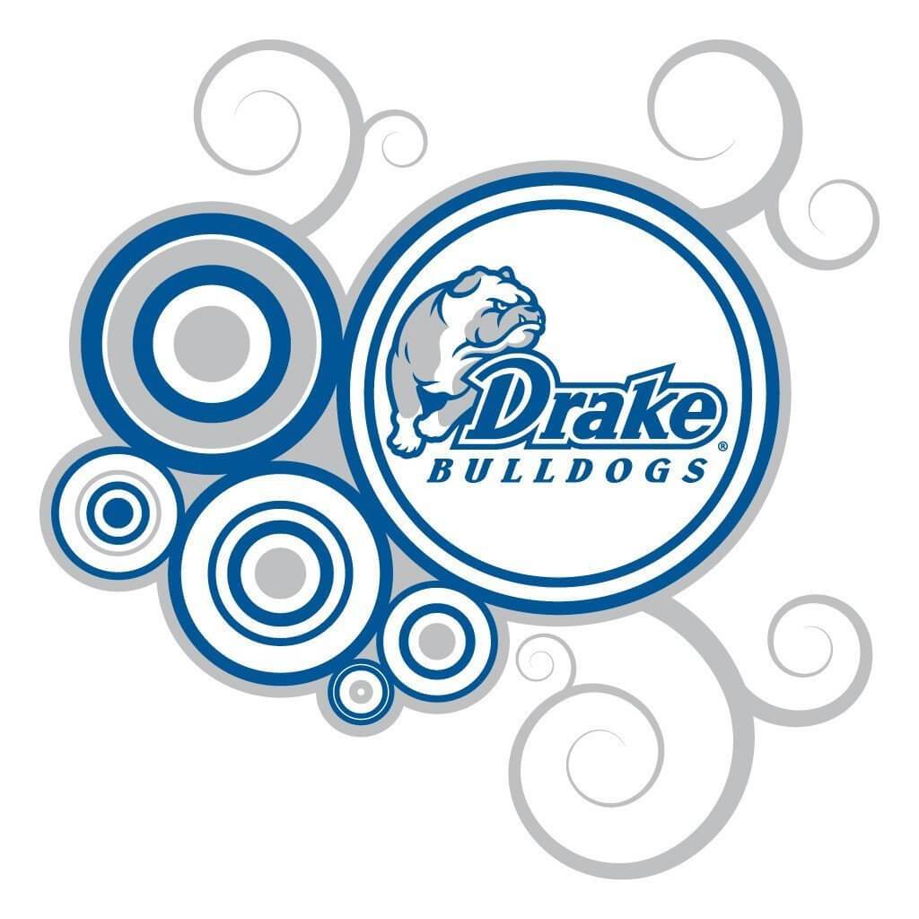 Drake University Rally Towel (Set of 3) - Swirl Design