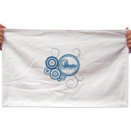 Drake University Rally Towel (Set of 3) - Swirl Design