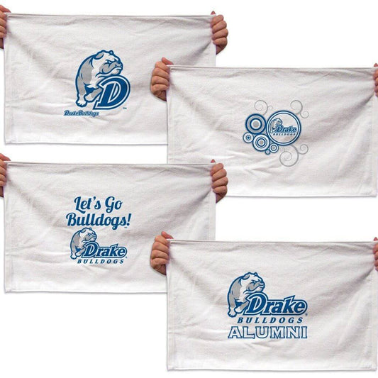 Drake University Rally Towel Set of 4 Designs