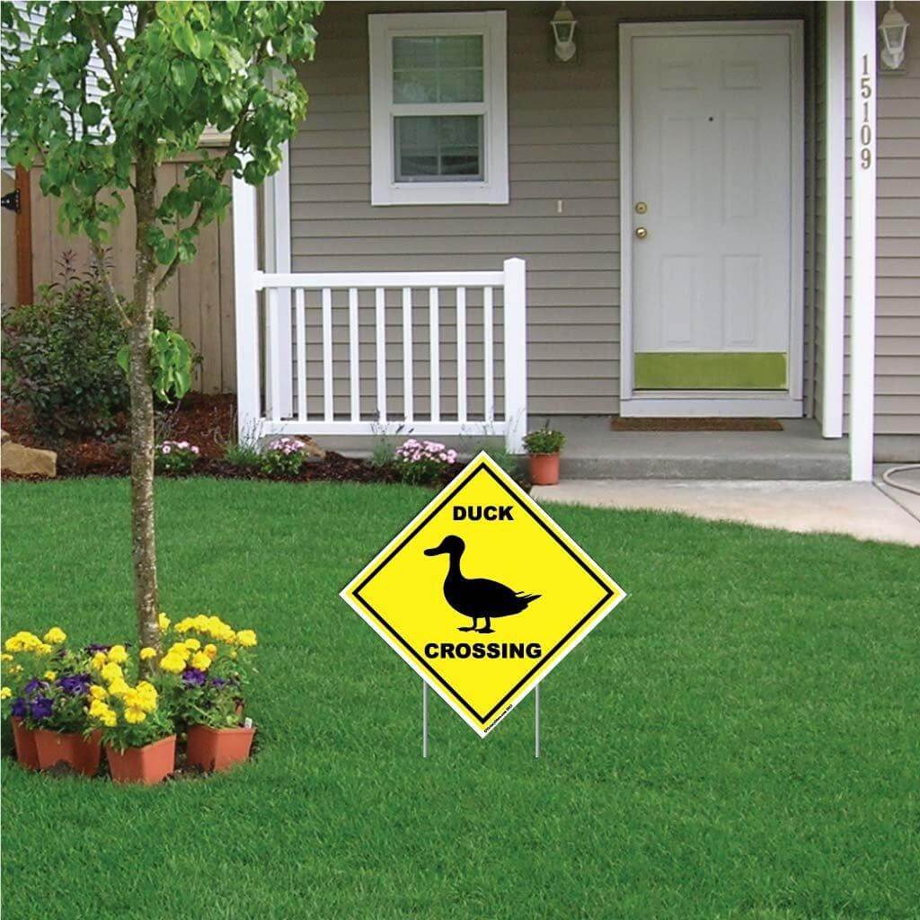 Duck Crossing Sign or Sticker