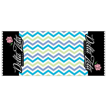 Delta Zeta 15oz Coffee Mug “ Chevron Stripes
