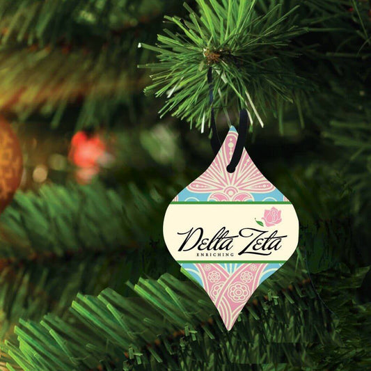 Delta Zeta Ornament - Set of 3 Tapered Shapes - FREE SHIPPING