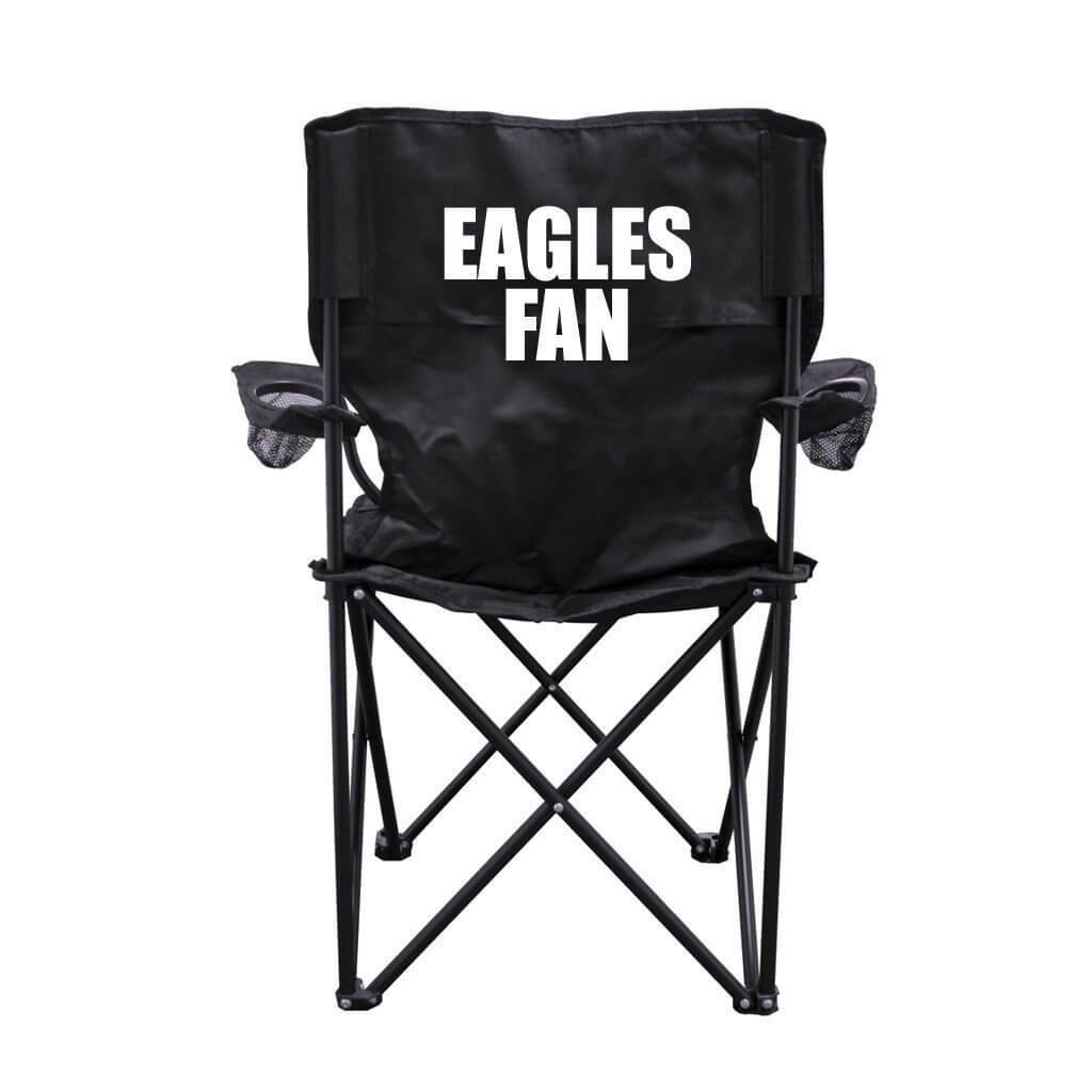 Eagles Fan Black Folding Camping Chair VictoryStore