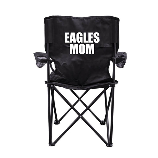 Eagles Mom Black Folding Camping Chair