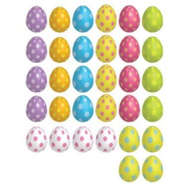 Easter Yard Decorations - FLAT Hanging Easter Eggs - FREE SHIPPING
