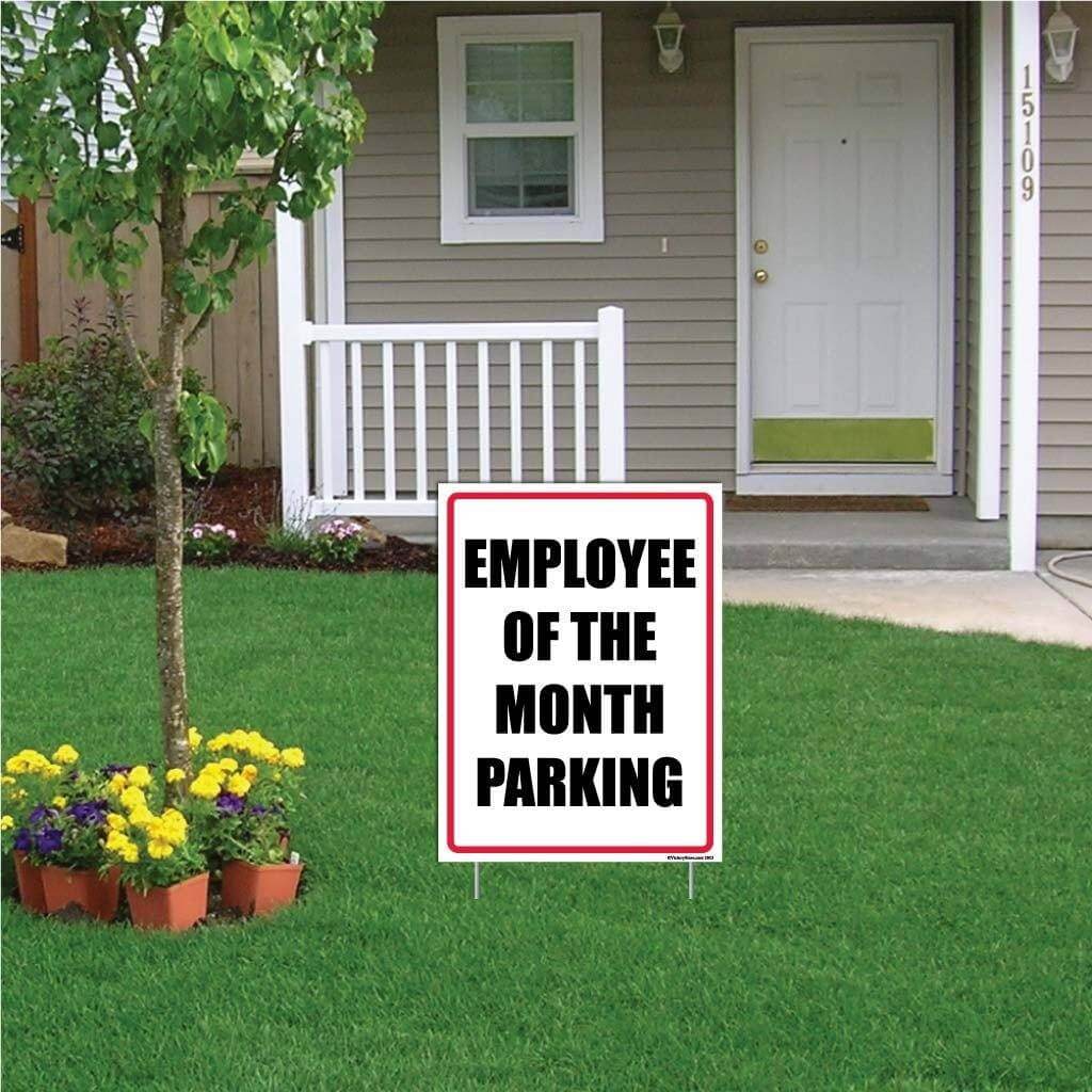 Employee of the Month Parking Sign/Sticker | VictoryStore ...
