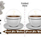 Coffee with Arrow 3D Window Sign Design