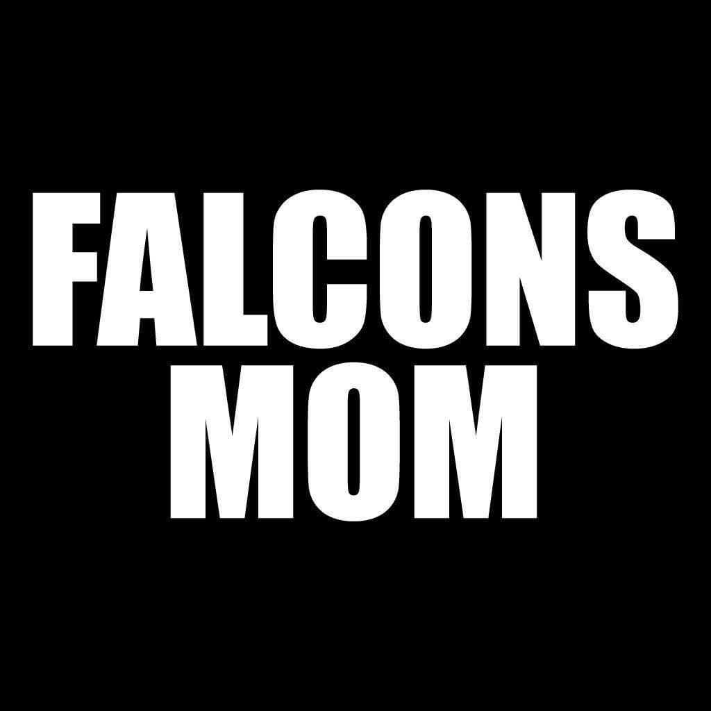 Falcons Mom Black Folding Camping Chair