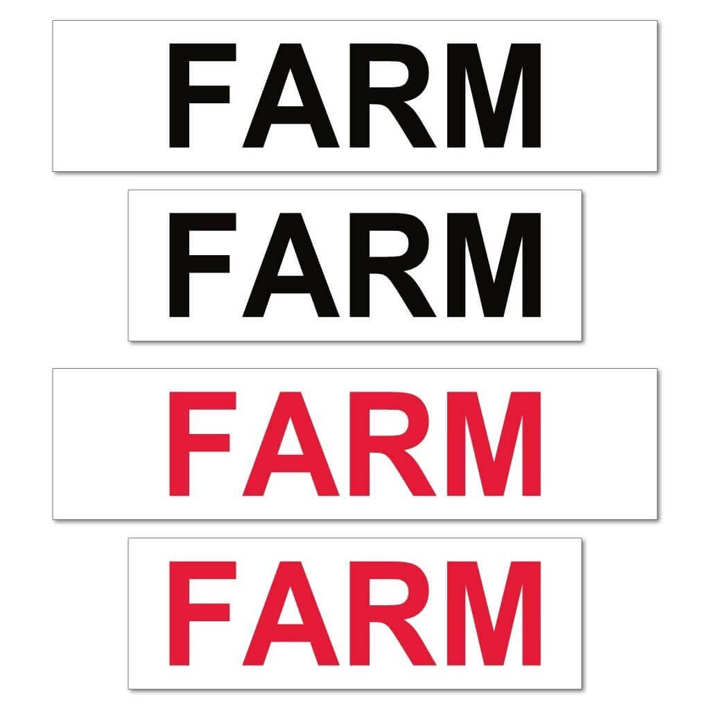 Farm Real Estate Yard Sign Rider Set - FREE SHIPPING