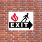 Fire Exit Sign or Sticker