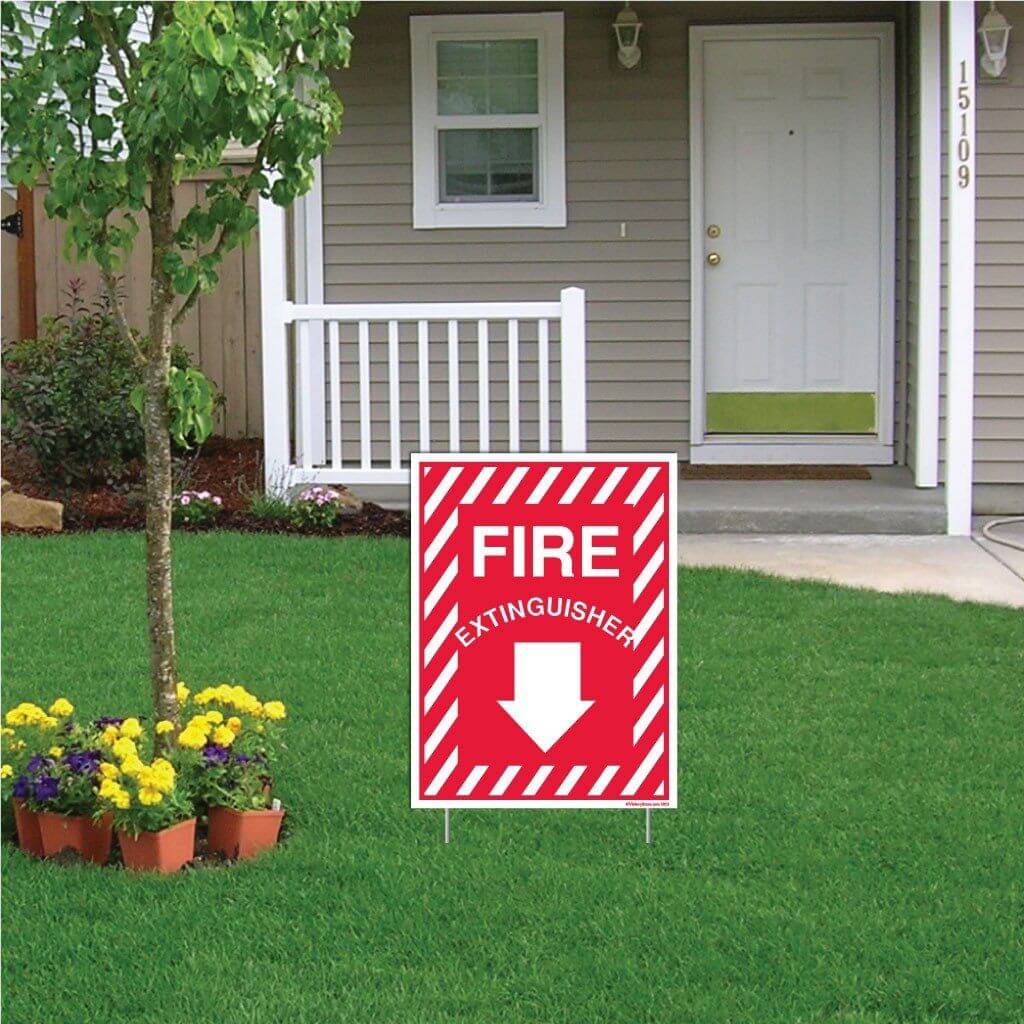Fire Extinguisher Sign or Sticker