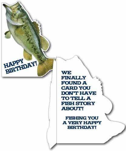 Fish Story Birthday Card