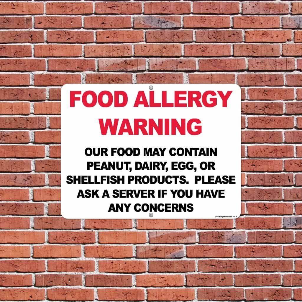 Food Allergy Warning Sign - #7