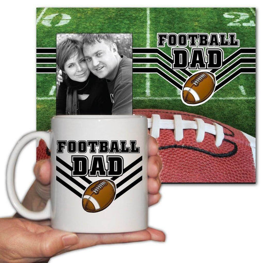 Football Dad Office Set - Picture Frame and 11oz. Coffee Mug