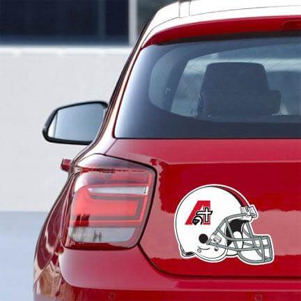 Custom Football Helmet Magnet - Add Your Mascot or Just Text