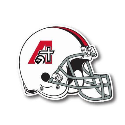 Custom Football Helmet Magnet - Add Your Mascot or Just Text