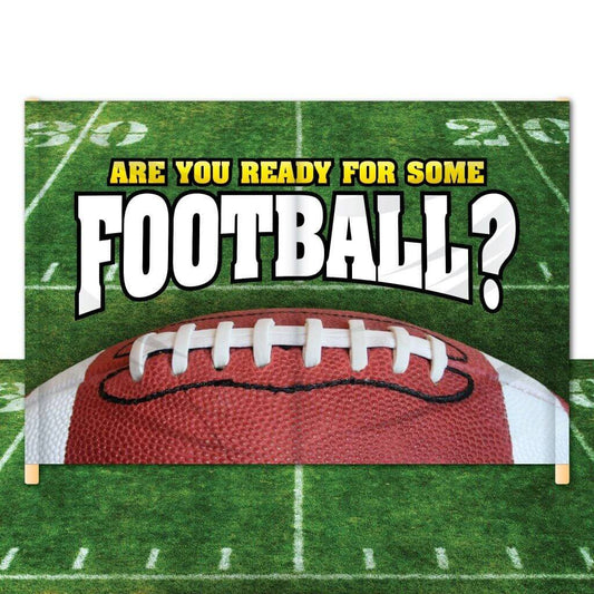 Football Breakaway Banner - 8'x12' - 'Are You Ready for Some Football?'