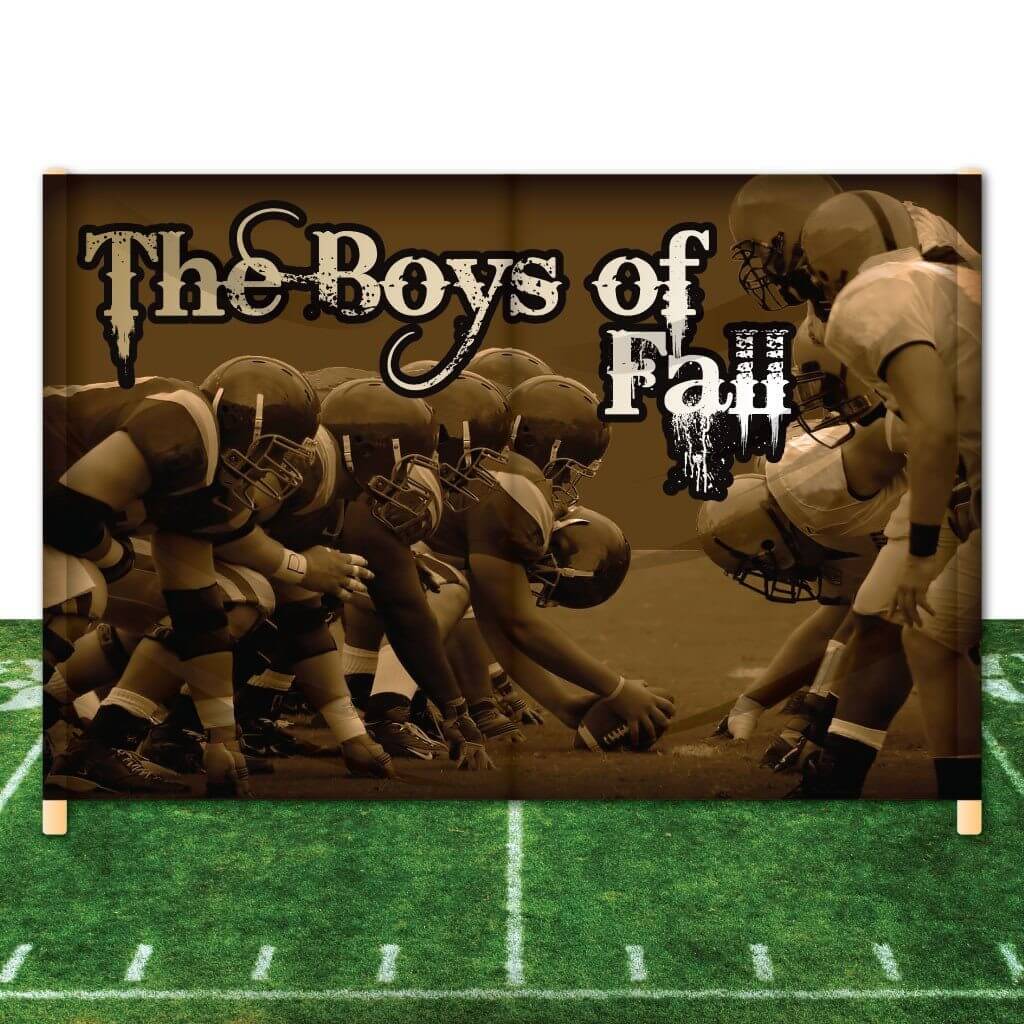 Football Breakaway Banner - 8'x12' - Boys of Fall