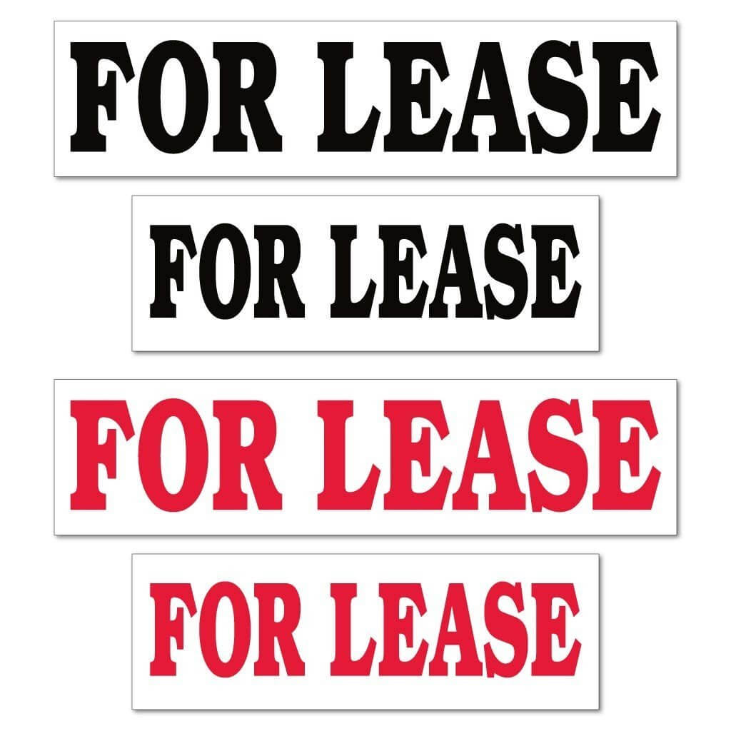 Lease Rider Sign For Lease Sign Rider | Real Estate Riders | VictoryStore – VictoryStore.com