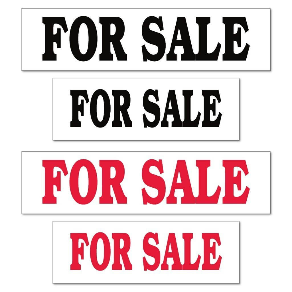 For Sale Real Estate Yard Sign Rider Set - FREE SHIPPING