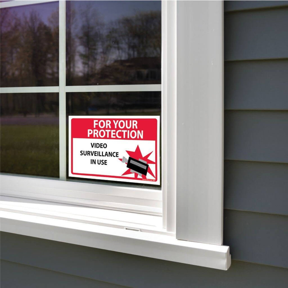 Video Surveillance in Use Sign/Sticker | VictoryStore – VictoryStore.com