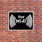 Free Wifi Sign or Sticker