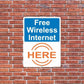 Free Wireless Internet Sign or Sticker