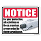 Full Color Security Surveillance Sign or Sticker - #3