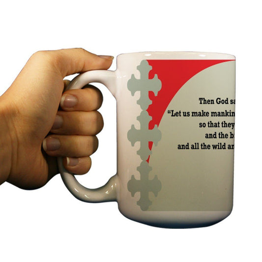 Genesis 1:26 Religious 15oz Coffee Mug