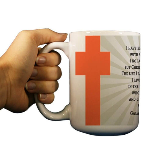 Galatians 2:20 Religious 15oz Coffee Mug