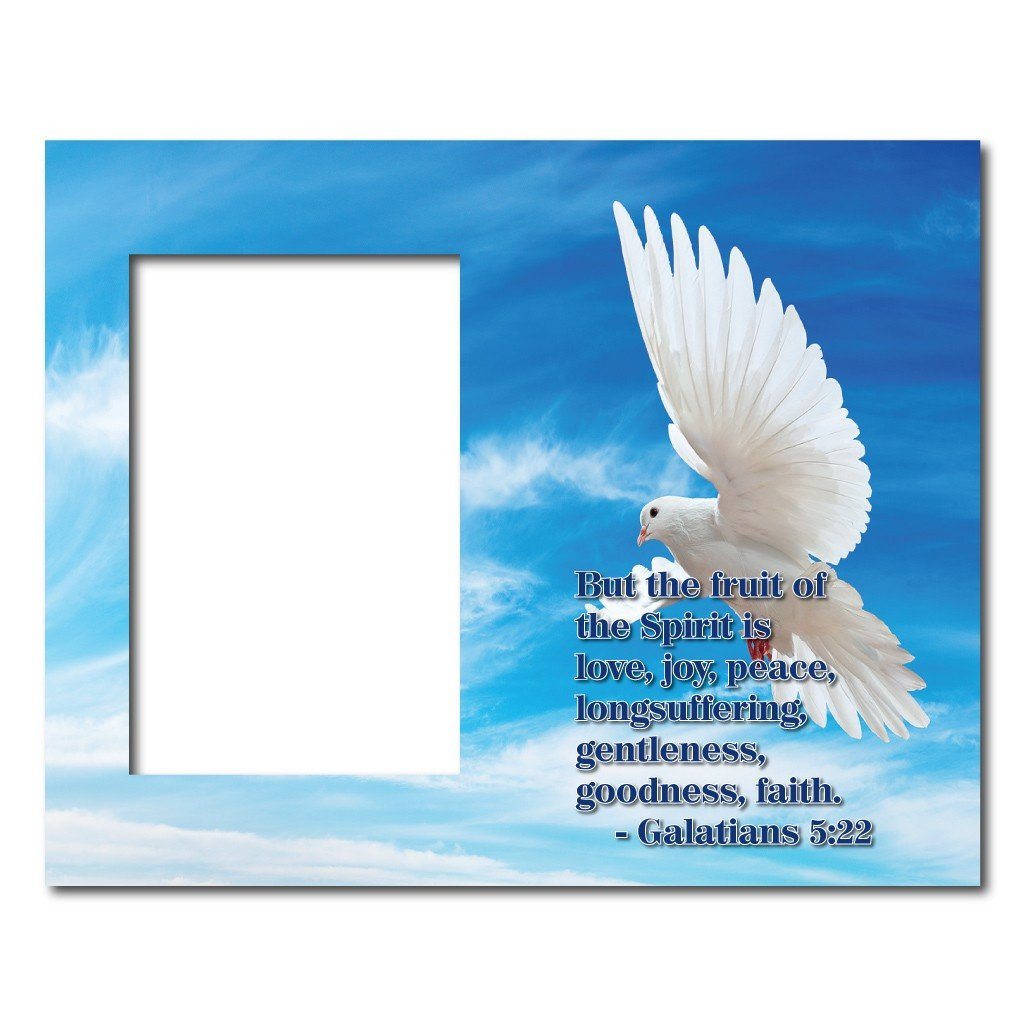 Galatians 5:22 Decorative Picture Frame - Holds 4x6 Photo