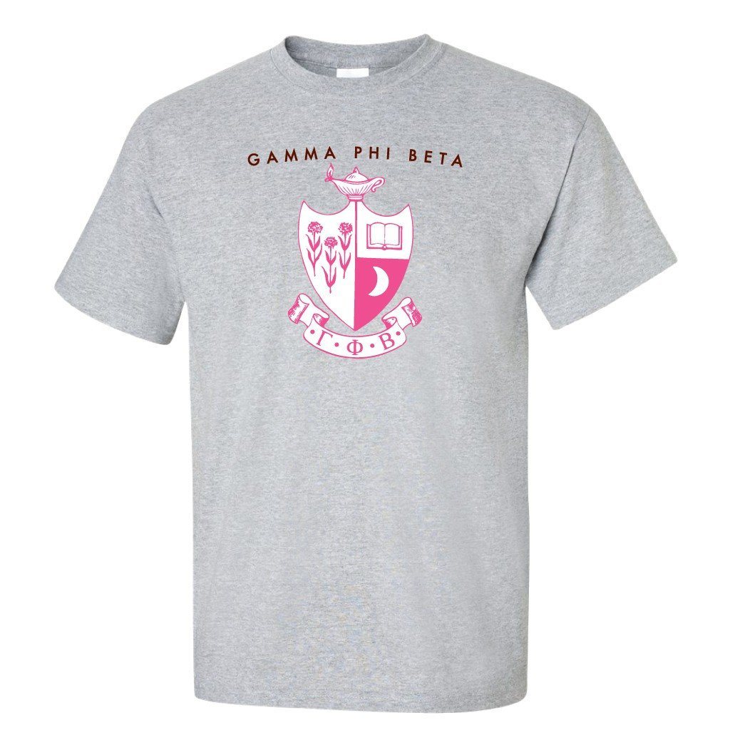 Gamma Phi Beta Crest T-shirt