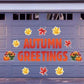 autumn greeting magnet