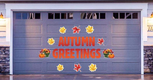 autumn greeting magnet