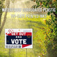 Get Out and Vote with Polling Location QR Code | 18" x 24" | 4 pack