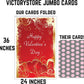 Giant Valentine's Day Card (Hearts) 2 feet by 3 feet Card with Envelope