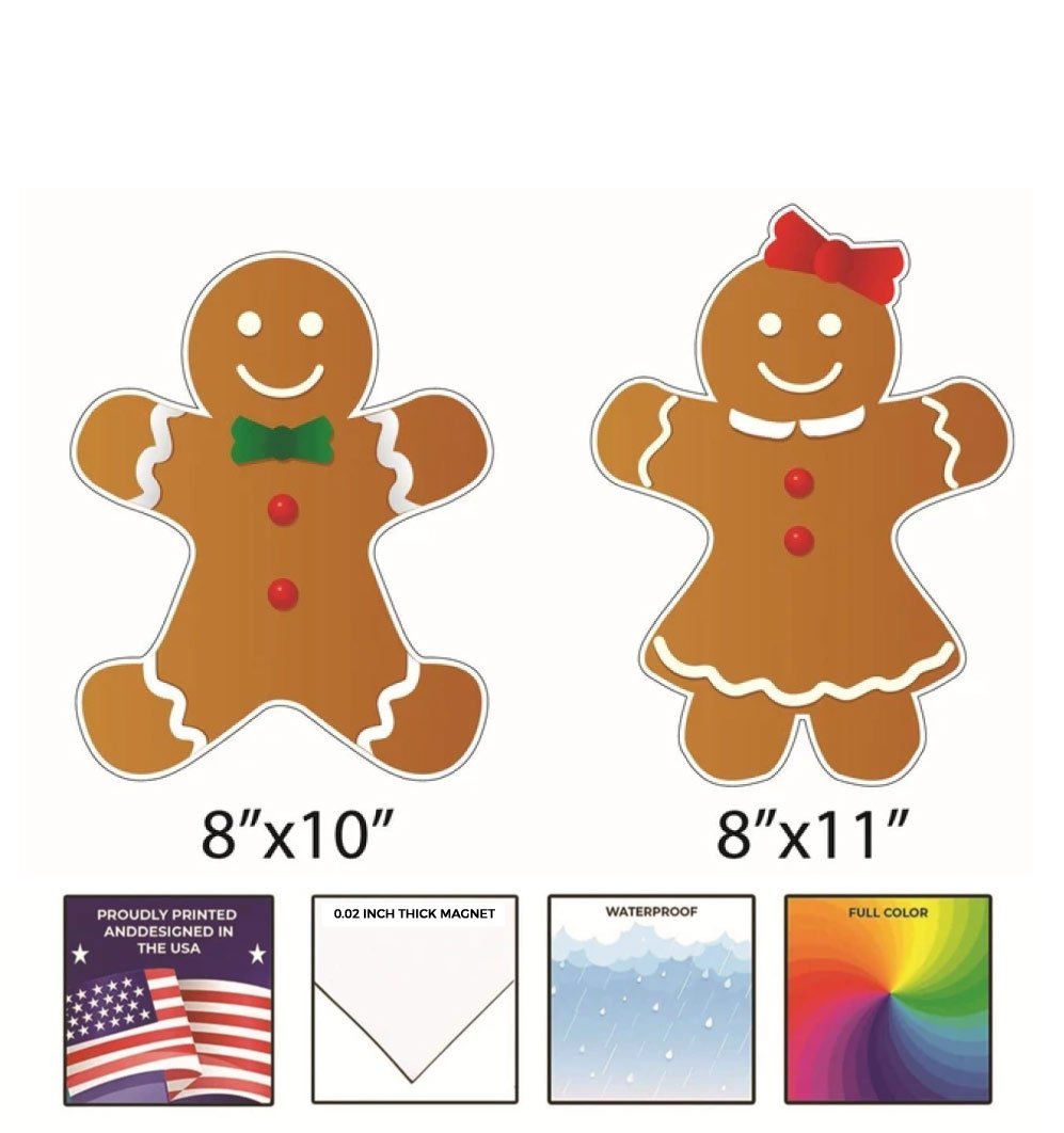 Gingerbread Magnets (19632)