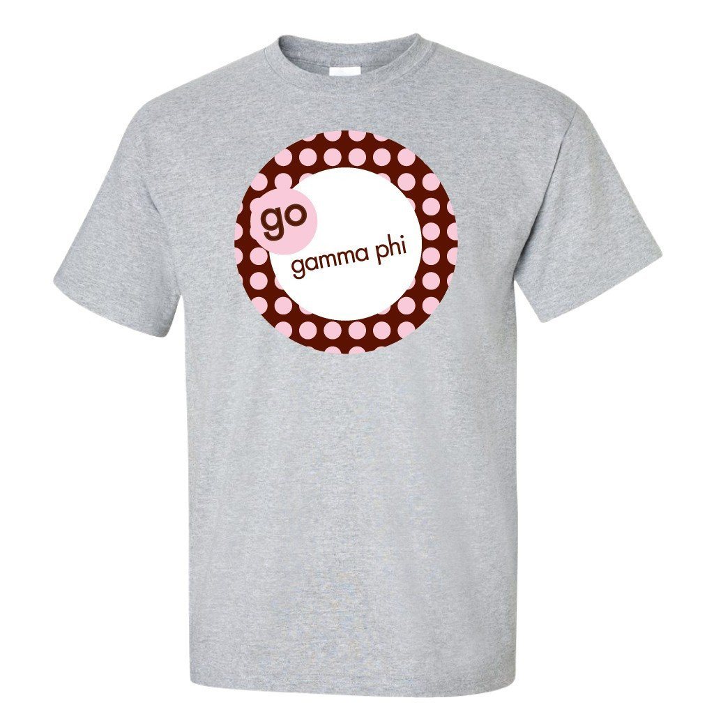 Go Gamma Phi Beta Polka Dot T-Shirt