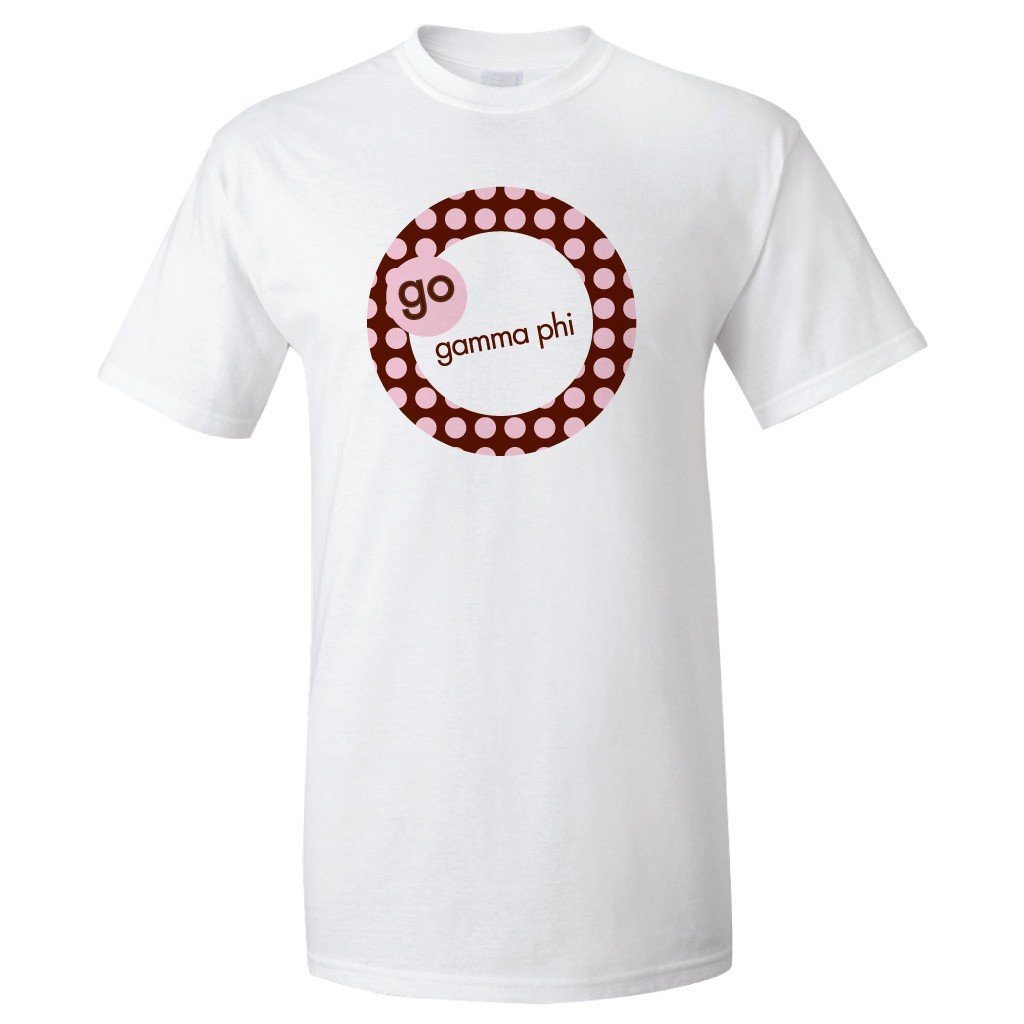 Beta Potka Go Gamma Phi Polka Dot T-Shirt | VictoryStore – VictoryStore.com